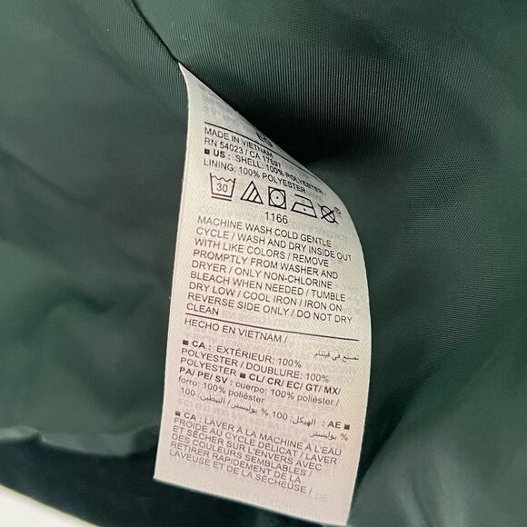 Old Navy Blazer Women's Green Velvet Holiday Career Corporate Goth NWT Size XL - Picture 4 of 7